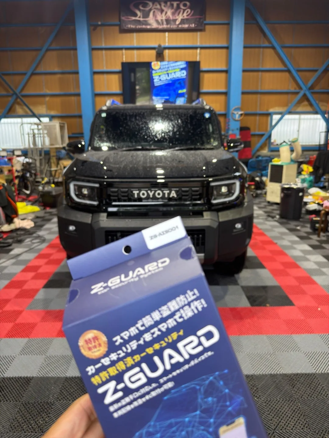 ランドクルーザーFJのカーセキュリティ施工実績